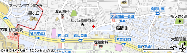 愛知県名古屋市名東区亀の井1丁目191周辺の地図