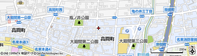 愛知県名古屋市名東区高間町443周辺の地図