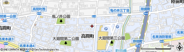 愛知県名古屋市名東区高間町428周辺の地図