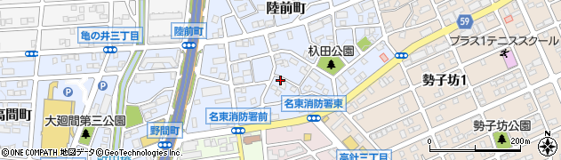 愛知県名古屋市名東区陸前町3202周辺の地図