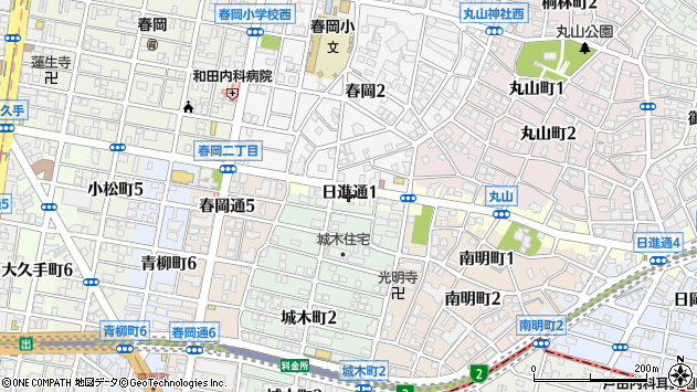 〒464-0844 愛知県名古屋市千種区日進通の地図