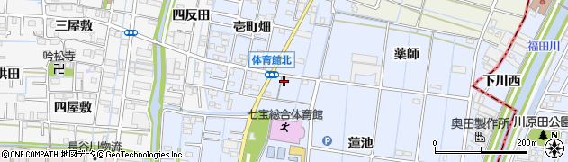 愛知県あま市七宝町伊福（米）周辺の地図