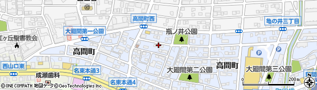 愛知県名古屋市名東区高間町305周辺の地図