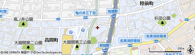愛知県名古屋市名東区高間町550周辺の地図
