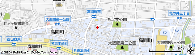 愛知県名古屋市名東区高間町309周辺の地図