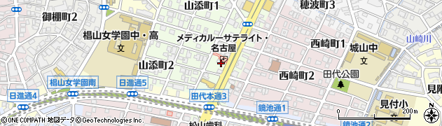 メディカルーサテライト・名古屋周辺の地図