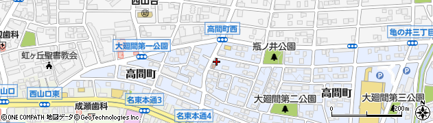 愛知県名古屋市名東区高間町315周辺の地図