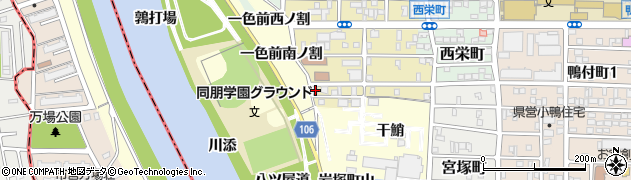 愛知県名古屋市中村区岩上町209周辺の地図