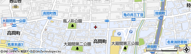 愛知県名古屋市名東区高間町448周辺の地図