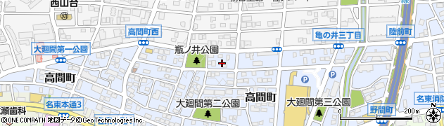 愛知県名古屋市名東区高間町369周辺の地図