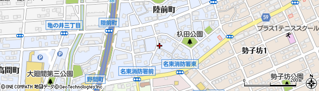 愛知県名古屋市名東区陸前町2807周辺の地図