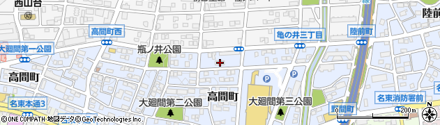 愛知県名古屋市名東区高間町450周辺の地図