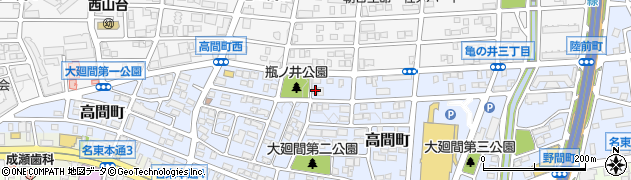 愛知県名古屋市名東区高間町363周辺の地図