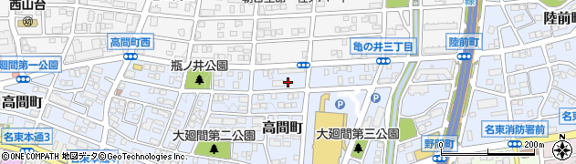 愛知県名古屋市名東区高間町451周辺の地図