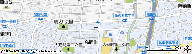 愛知県名古屋市名東区高間町454周辺の地図