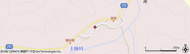 京都府京丹波町（船井郡）鎌谷奥（西畑）周辺の地図