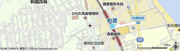 滋賀県大津市和邇高城187周辺の地図