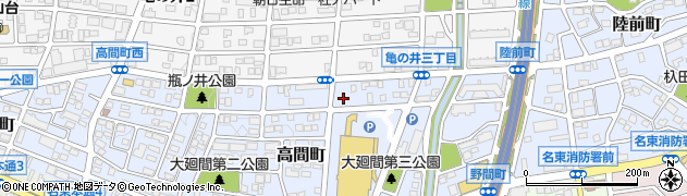 愛知県名古屋市名東区高間町460周辺の地図