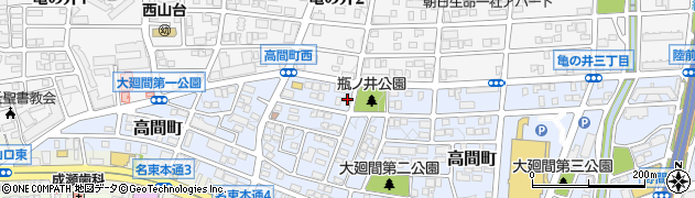 愛知県名古屋市名東区高間町331周辺の地図