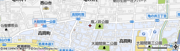 愛知県名古屋市名東区高間町328周辺の地図