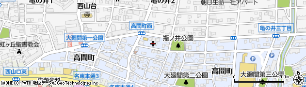 愛知県名古屋市名東区高間町321周辺の地図