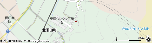 滋賀県東近江市北須田町157周辺の地図