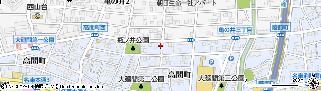 愛知県名古屋市名東区高間町371周辺の地図