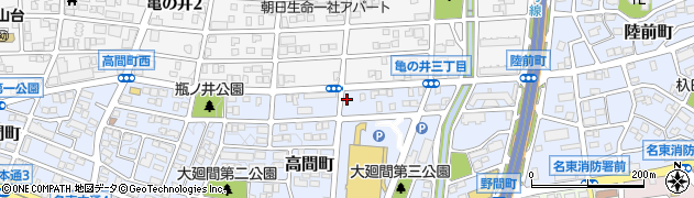 愛知県名古屋市名東区高間町458周辺の地図