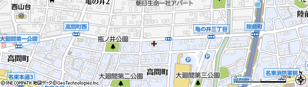 愛知県名古屋市名東区高間町449周辺の地図