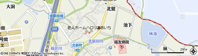 愛知県日進市北新町南鶯528周辺の地図