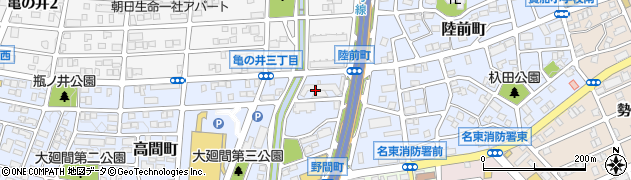 愛知県名古屋市名東区高間町543周辺の地図