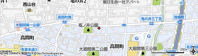 愛知県名古屋市名東区高間町367周辺の地図