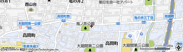 愛知県名古屋市名東区高間町364周辺の地図