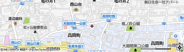 愛知県名古屋市名東区高間町246周辺の地図