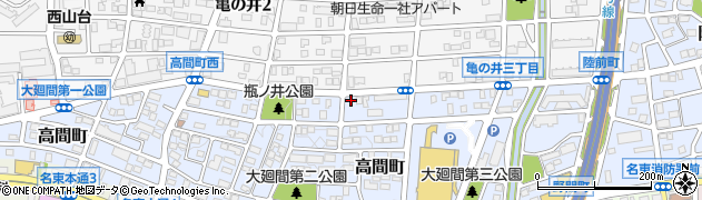 愛知県名古屋市名東区高間町445周辺の地図