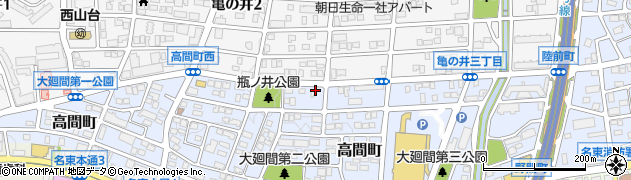 愛知県名古屋市名東区高間町370周辺の地図