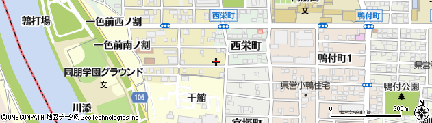 愛知県名古屋市中村区岩上町168周辺の地図