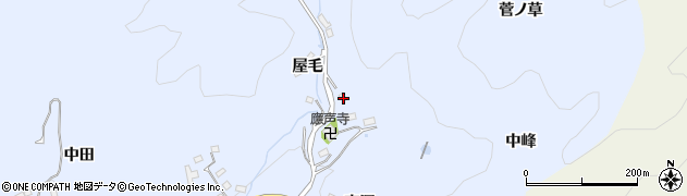 愛知県豊田市久木町（細久後）周辺の地図