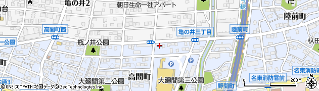 愛知県名古屋市名東区高間町461周辺の地図