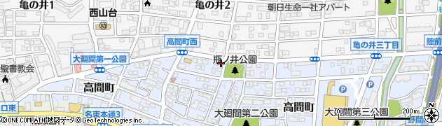 愛知県名古屋市名東区高間町332周辺の地図