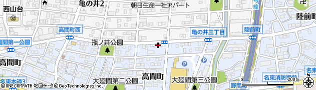 愛知県名古屋市名東区高間町456周辺の地図