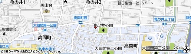愛知県名古屋市名東区高間町330周辺の地図