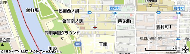 愛知県名古屋市中村区岩上町周辺の地図