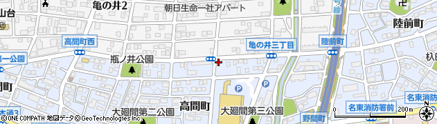 愛知県名古屋市名東区高間町457周辺の地図