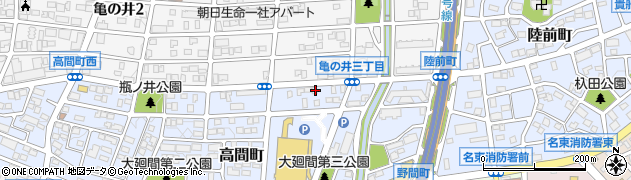 愛知県名古屋市名東区高間町472周辺の地図