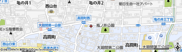 愛知県名古屋市名東区高間町322周辺の地図