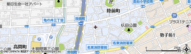 愛知県名古屋市名東区陸前町1910周辺の地図