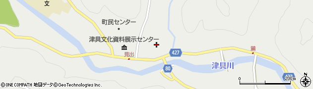愛知県設楽町（北設楽郡）津具（寺屋敷）周辺の地図