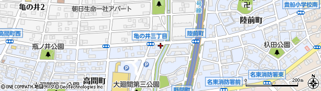 愛知県名古屋市名東区高間町485周辺の地図