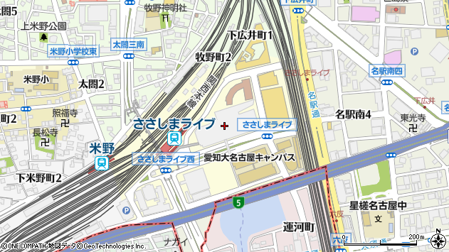 〒453-6130 愛知県名古屋市中村区平池町 グローバルゲート（３０階）の地図